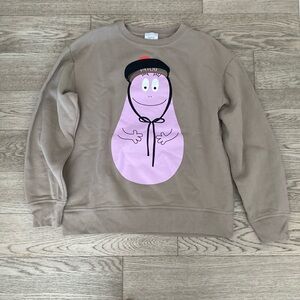 Patou crewneck sweatshirt with barbapapa print size large
